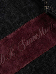 Pirate Skull Heavyweight Black Raw Denim Jeans