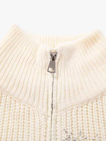 Cozy Pink Patterned Sweater for Women - Perfect for Casual and Festive Occasions 
