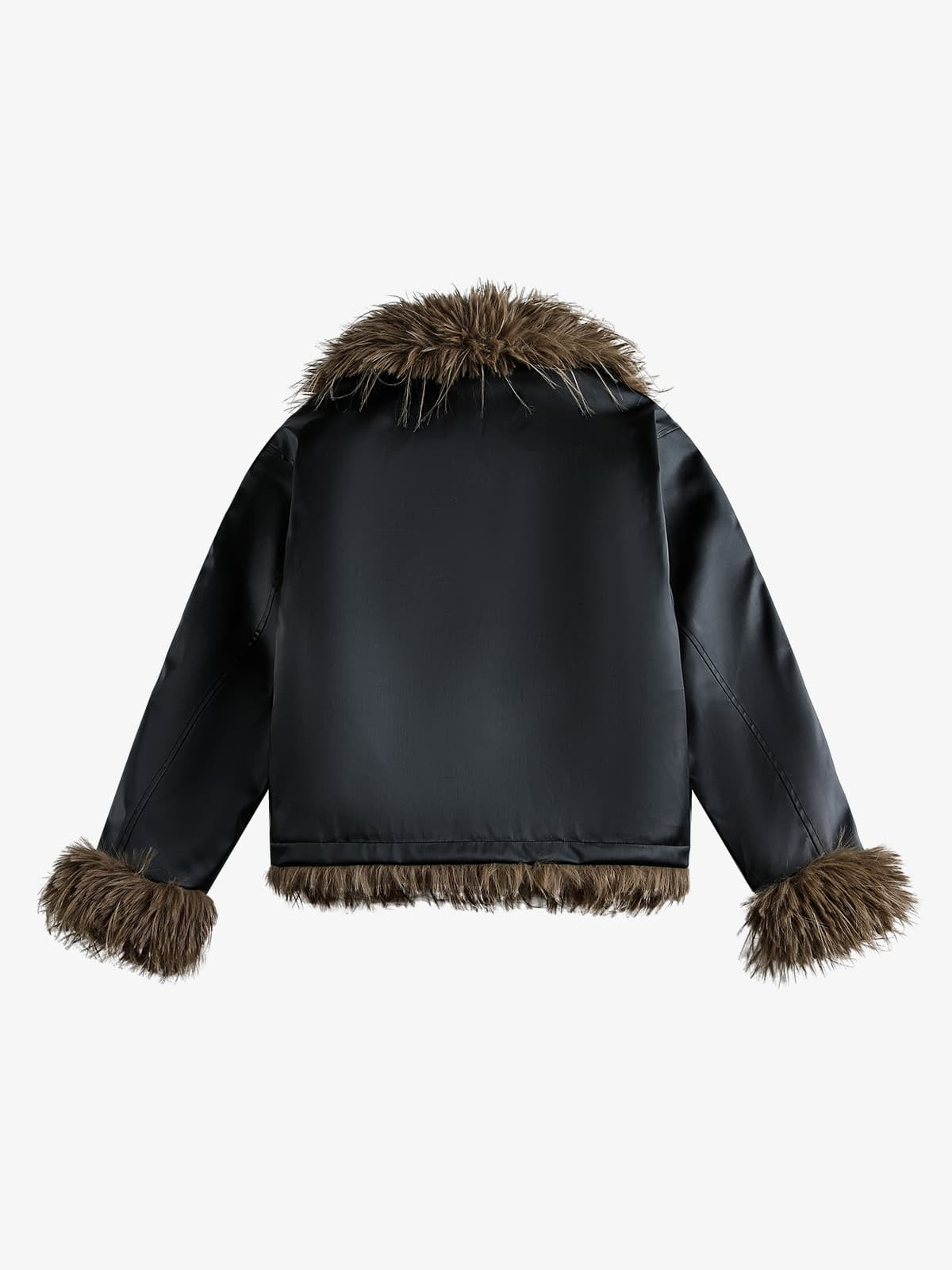 Winter-Ready Corduroy Jacket with Faux Fur Trim for Men 