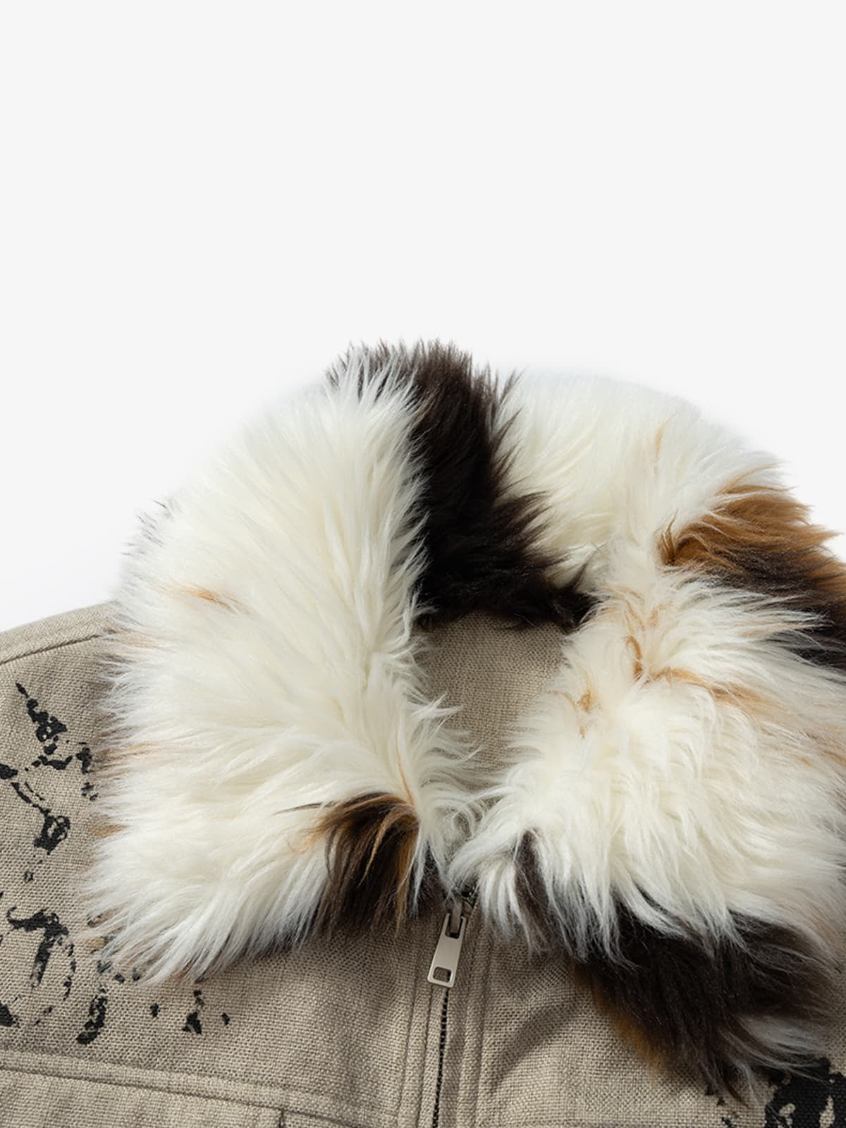 Winter-Ready Corduroy Jacket with Faux Fur Trim for Men 