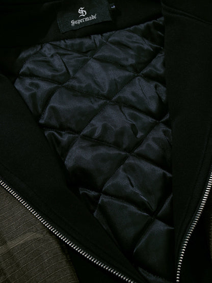 Camouflage Bomber Jacket with Detachable Hood - Perfect for Casual and Outdoor Adventures 