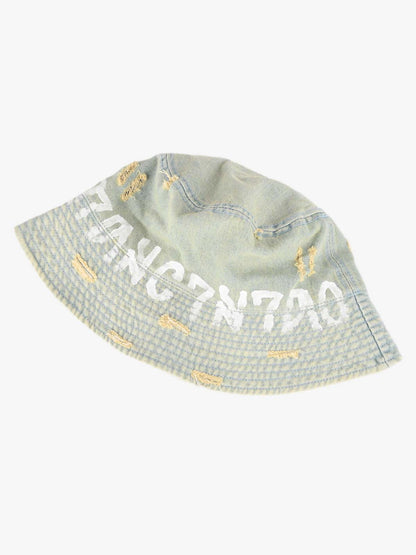 Graffiti Denim Bucket Hat