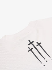 Dark Gothic Letter Print Long-Sleeve T-Shirt
