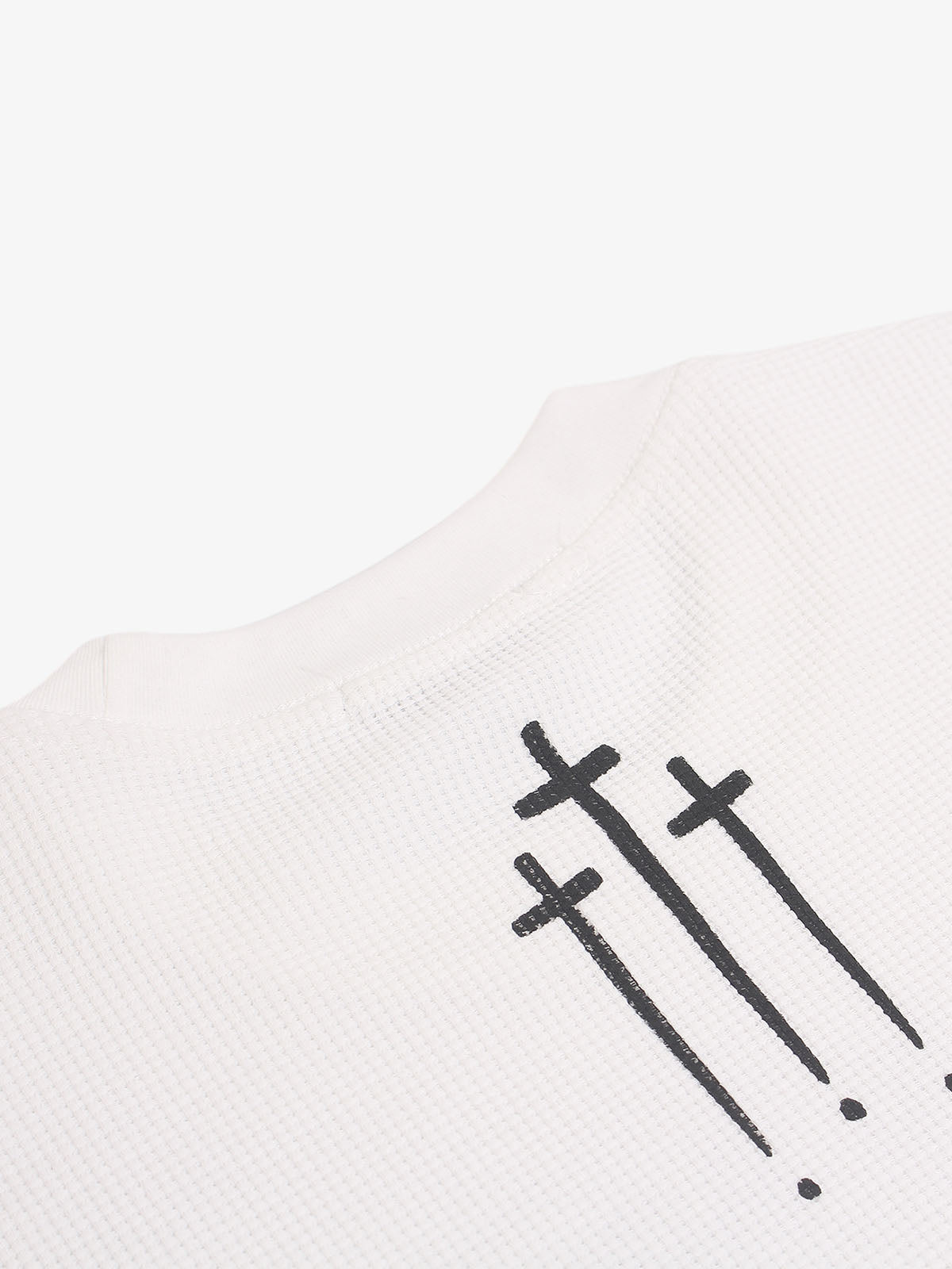 Dark Gothic Letter Print Long-Sleeve T-Shirt