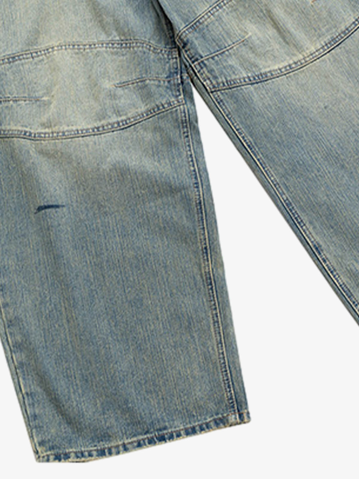 Wide-Leg Denim Trousers with Unique Tie Detail for Fashionable Comfort 