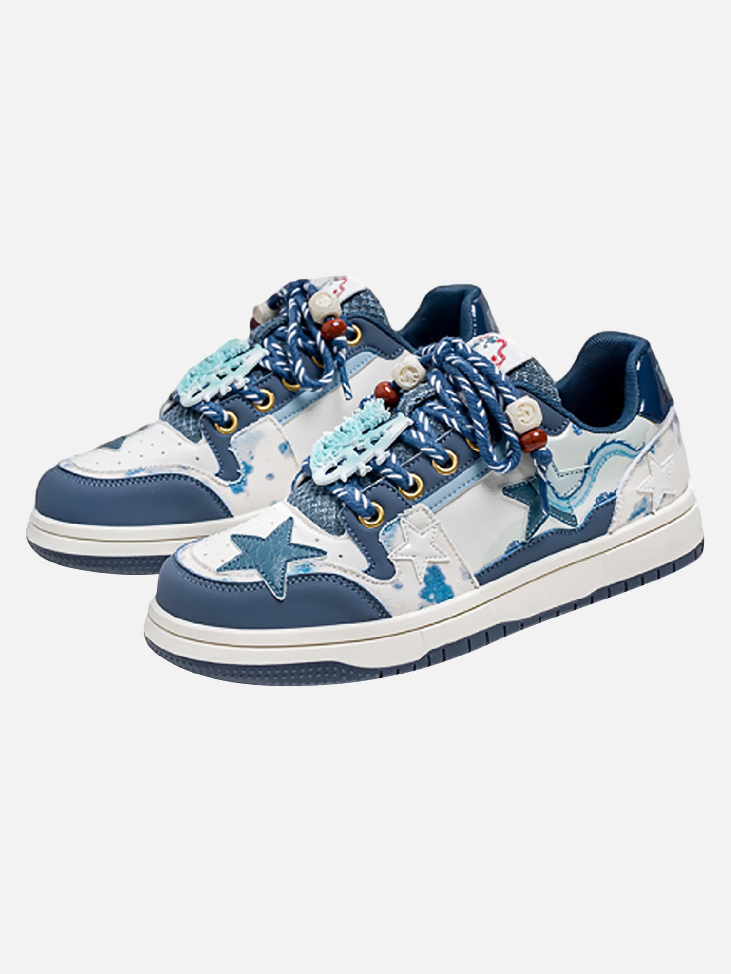 Dragon Limited Blue Star Retro Casual Sneakers