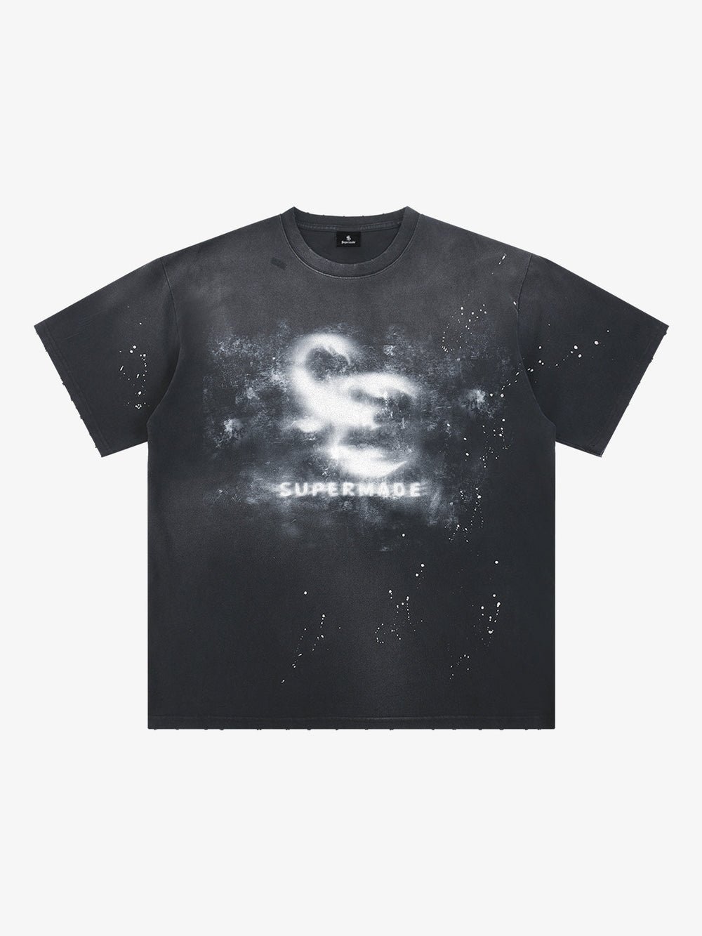 Washed Spray Graphic T-Shirt 