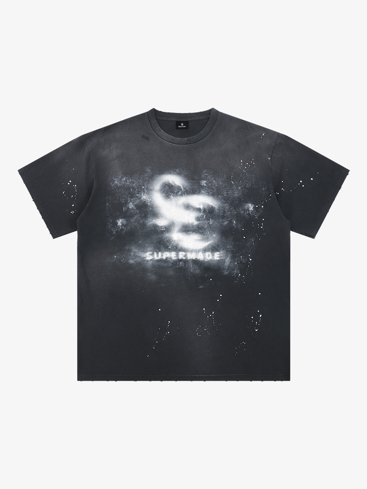 Washed Spray Graphic T-Shirt 