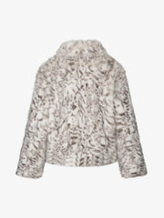 Leopard Faux-Fur Coat