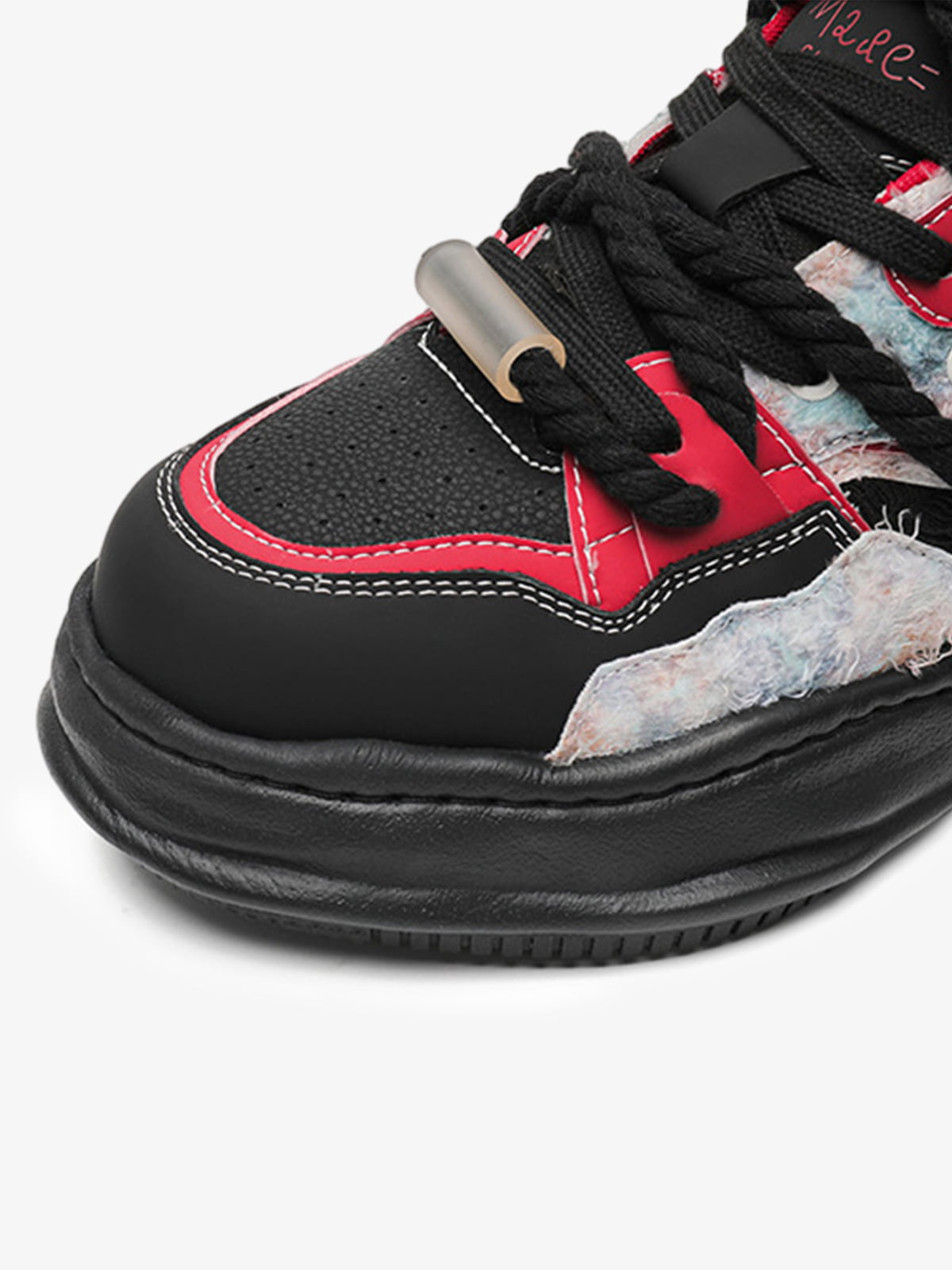 7CM Height-Enhancing Sneakers with Fluid Lines and Granular Outsole 