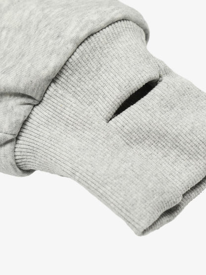 Retro Faux Fur Collar Fleece Zip Up Hoodie Jacket 