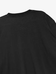 Pirate Skull Text Graphic Distressed Long Sleeve Tee