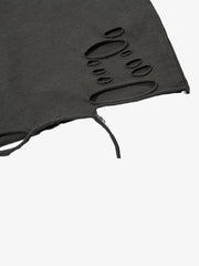Embroidered Ripped Distressed Tee