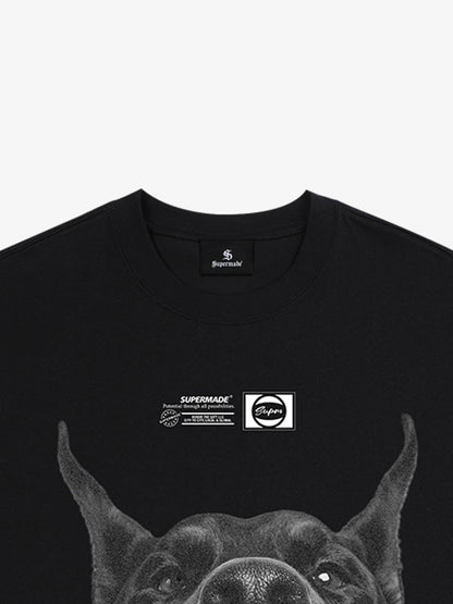 Snake and Sword Graphic T-Shirt with Bold Statement Design 