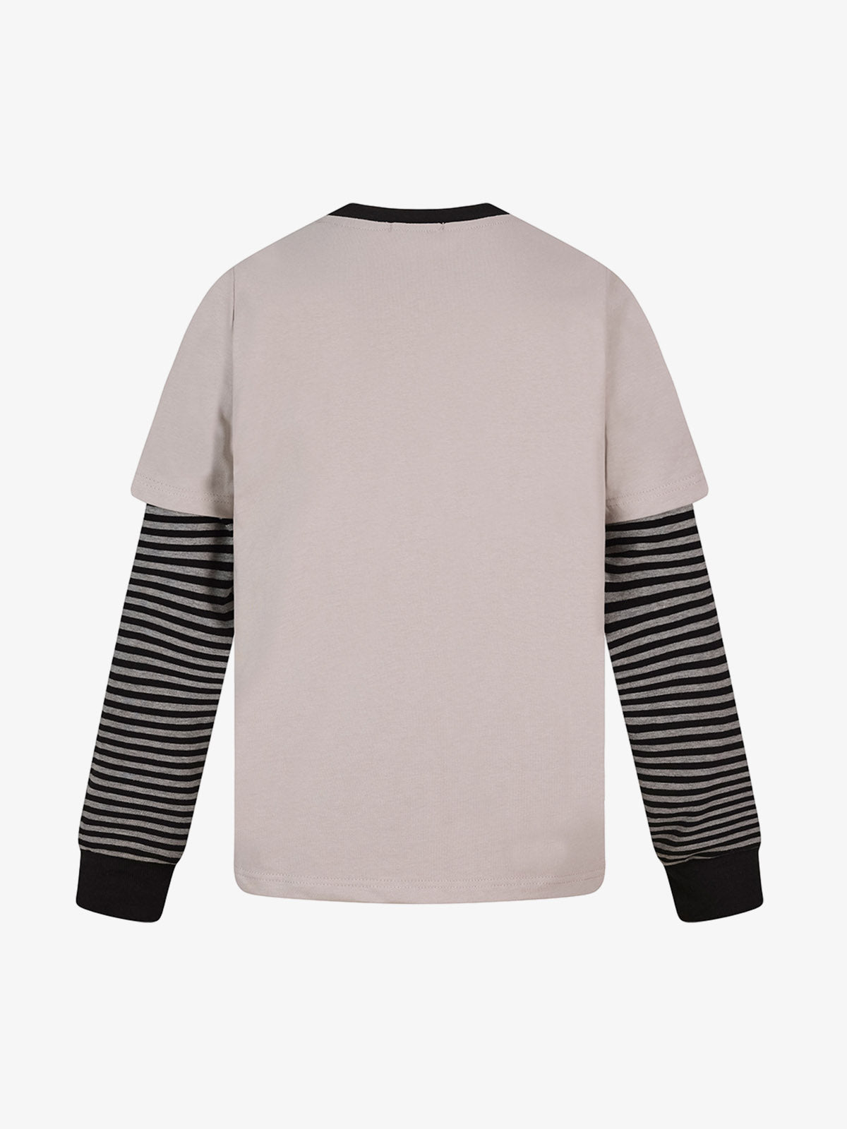 American Retro Street Style Layered Long Sleeve Tee