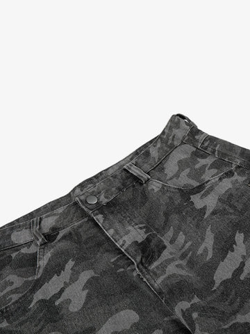 Jean camouflage cintré