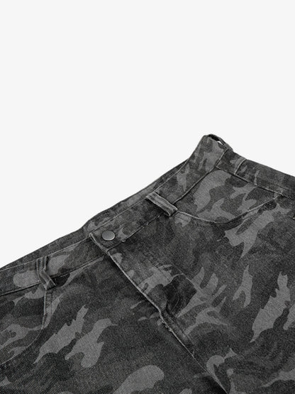 Jean camouflage cintré