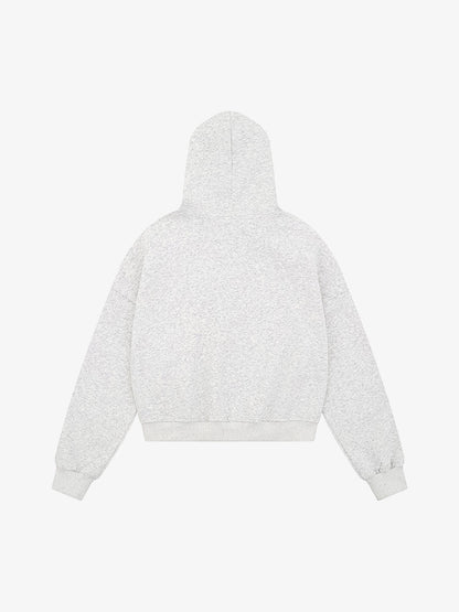 Stylish Hooded Zip-Up Jacket with Sparkling Letter Design for Men and Women 