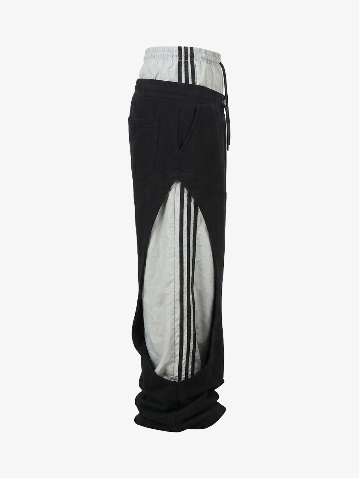 Unisex Double Waistband Baggy Sweatpants