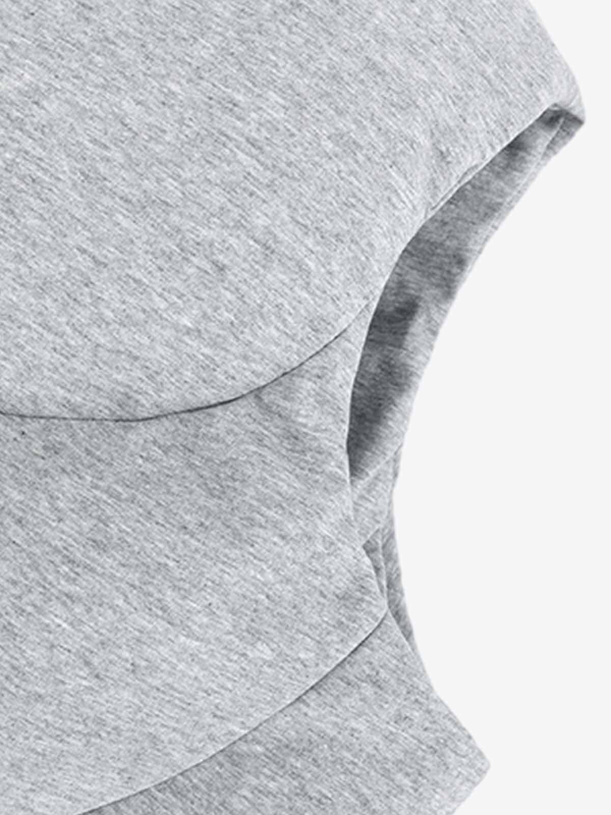 3D Bubble Curve Padded Zip Vest 