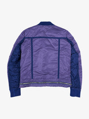 Multi-zipper Scorpion Print Nylon Jacket