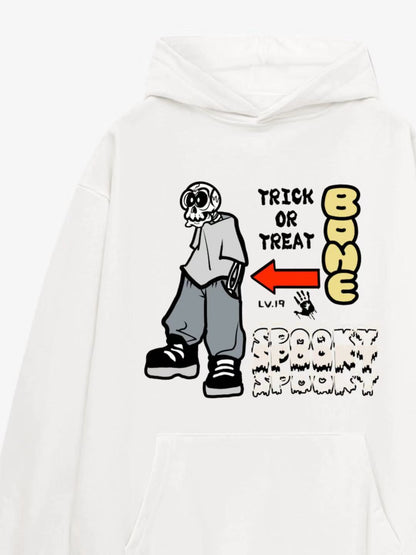 Trick or Treat Halloween Cotton Hoodie 