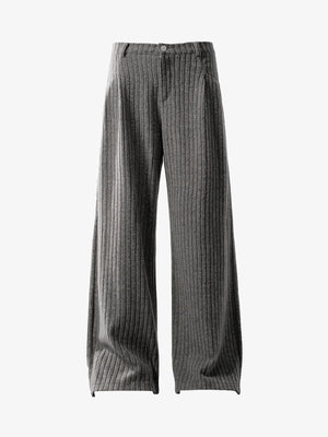 Wide-Leg Striped Trousers for Modern Elegance 