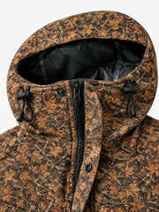 Maple Leaf 3D Graphic Windbreaker Coat