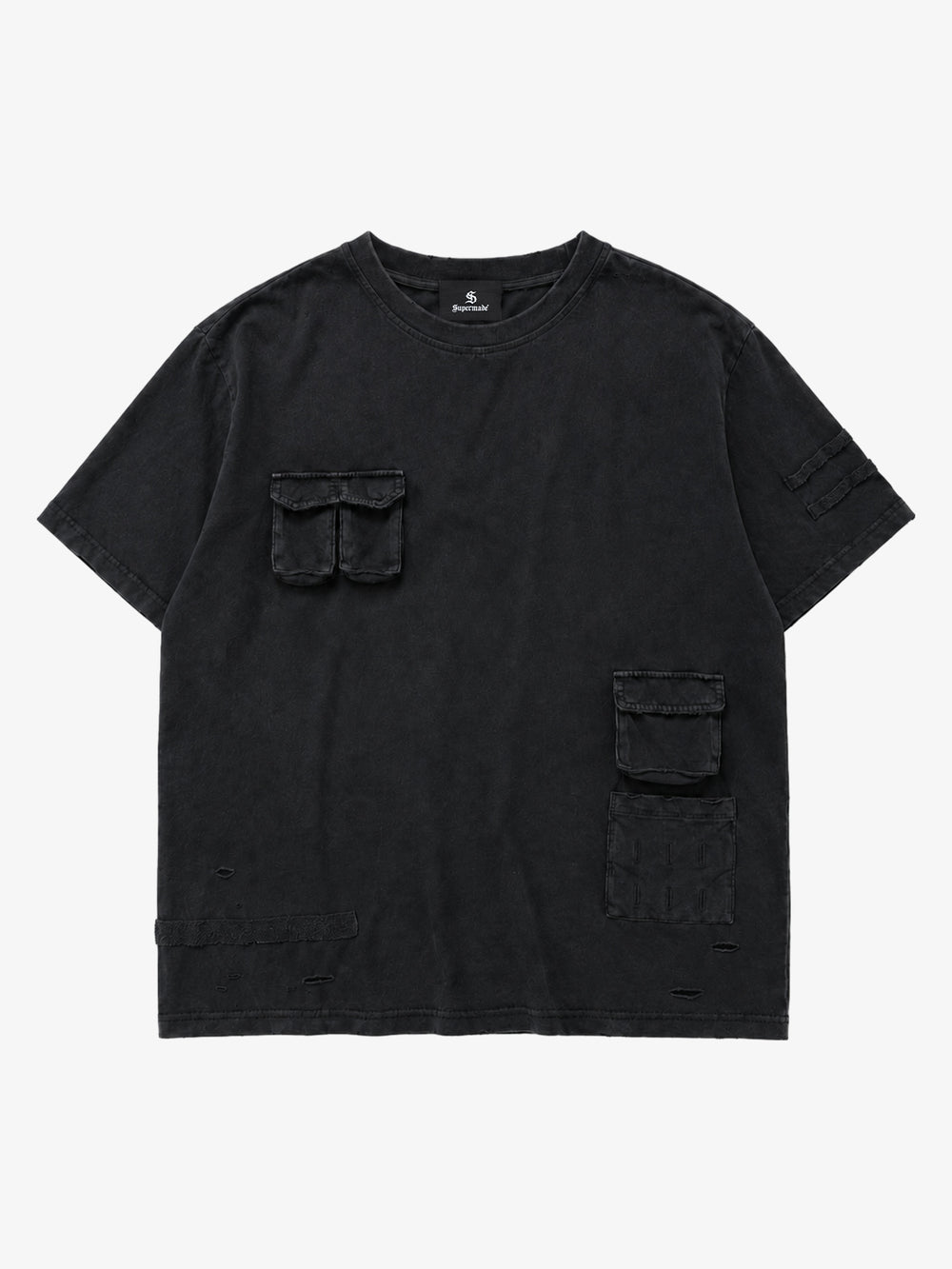 3D-Taschen-Militär-T-Shirt
