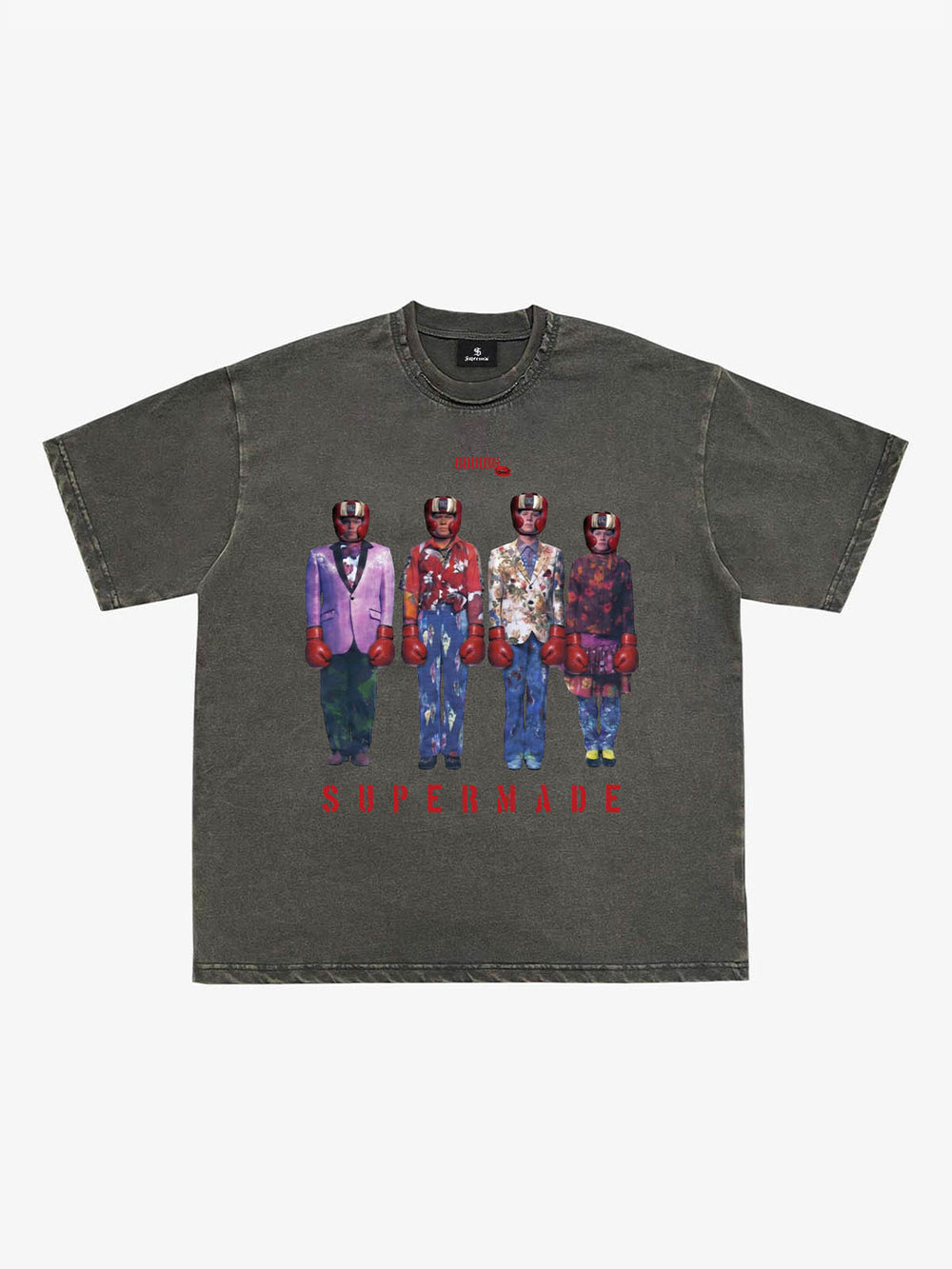 ヴィンテージボクシンググラフィックTシャツ