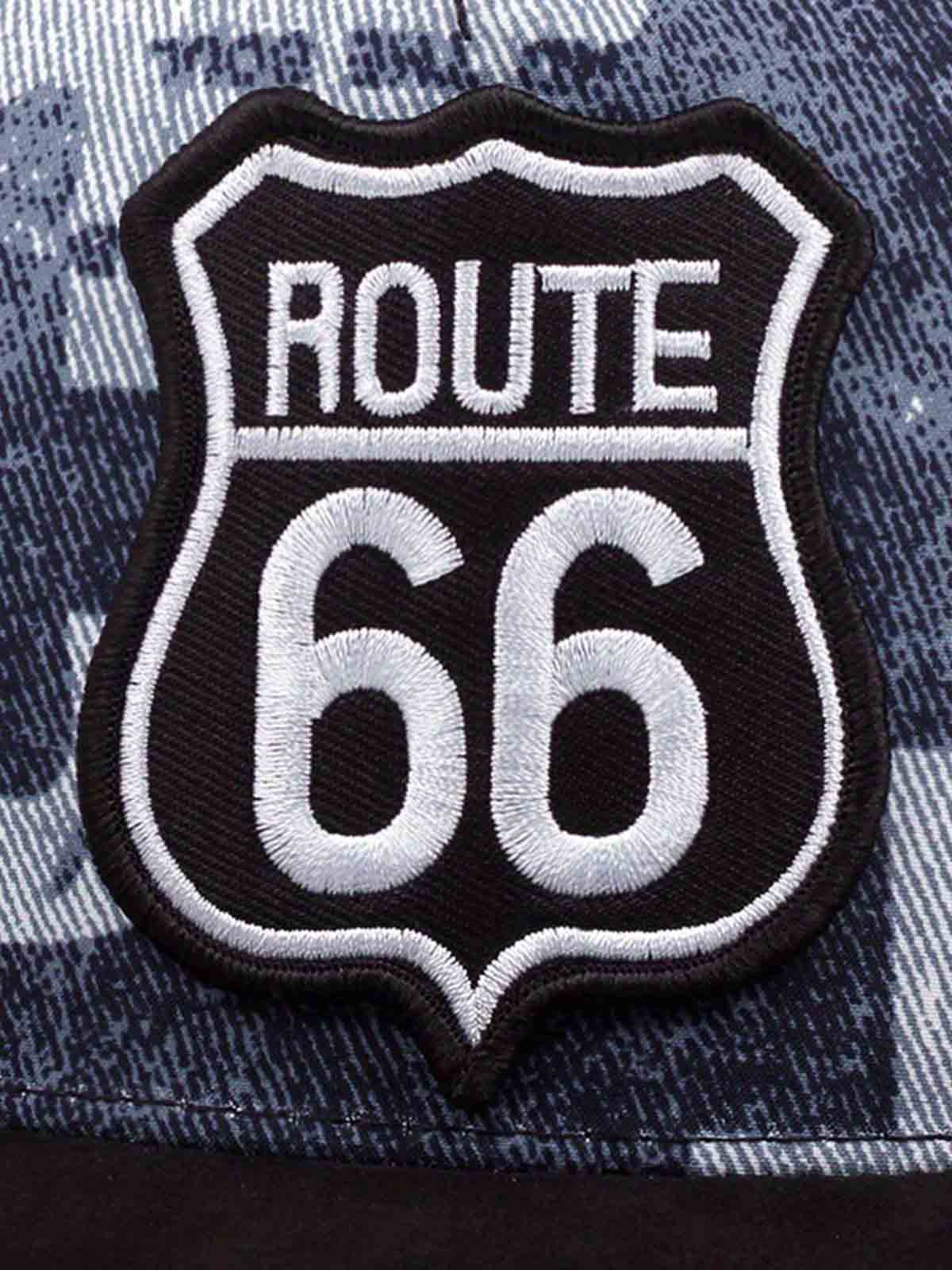 Route 66 Embroidered Snapback Hat 