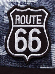 Route 66 Embroidered Snapback Hat 