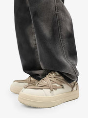 Five-Point Star Lace-Up Sneakers