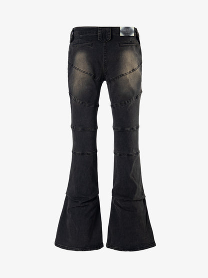 Multi-Pocket Low Rise Bootcut Jeans