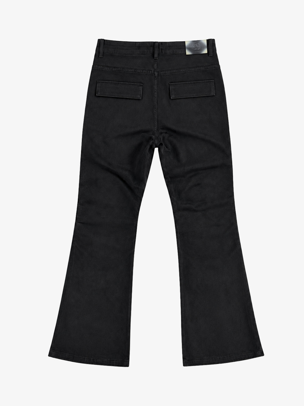 Studded Zip-Detail Bootcut Jeans