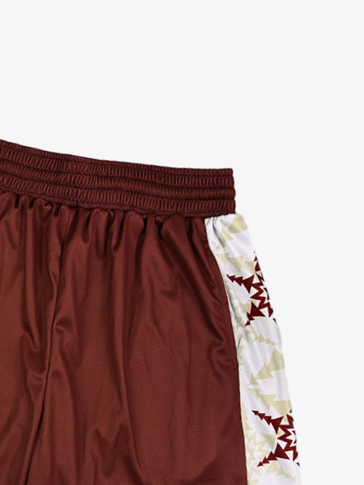 Geometric Star Panel Athletic Shorts 