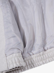 Convertible-Collar Snap-Button Bomber Jacket