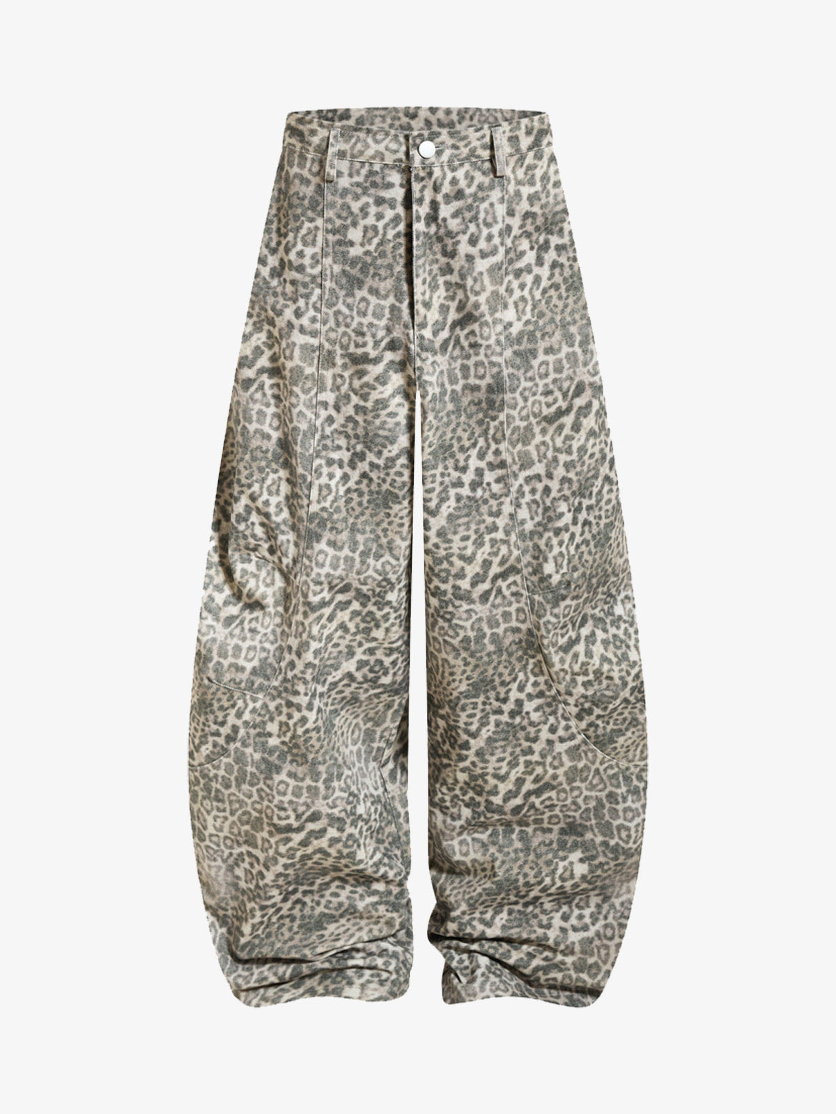 Leopard Print Wide Leg Pants - Trendy and Stylish for Everyday Wear 