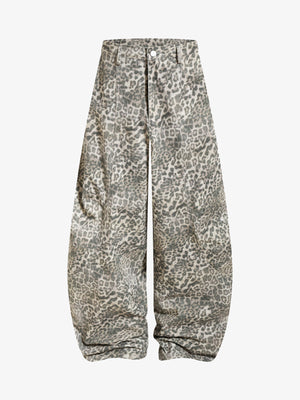 Leopard Print Wide Leg Pants - Trendy and Stylish for Everyday Wear 