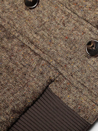 Stylish Bomber Jacket with Faux Fur Collar - Perfect for Casual and Outdoor Wear 