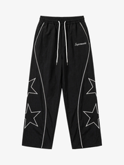 Relaxed Wide-Leg Casual Pants