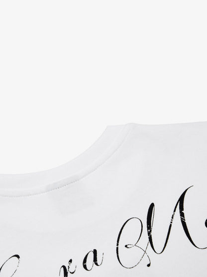 Distressed Cross Graphic T-Shirt 