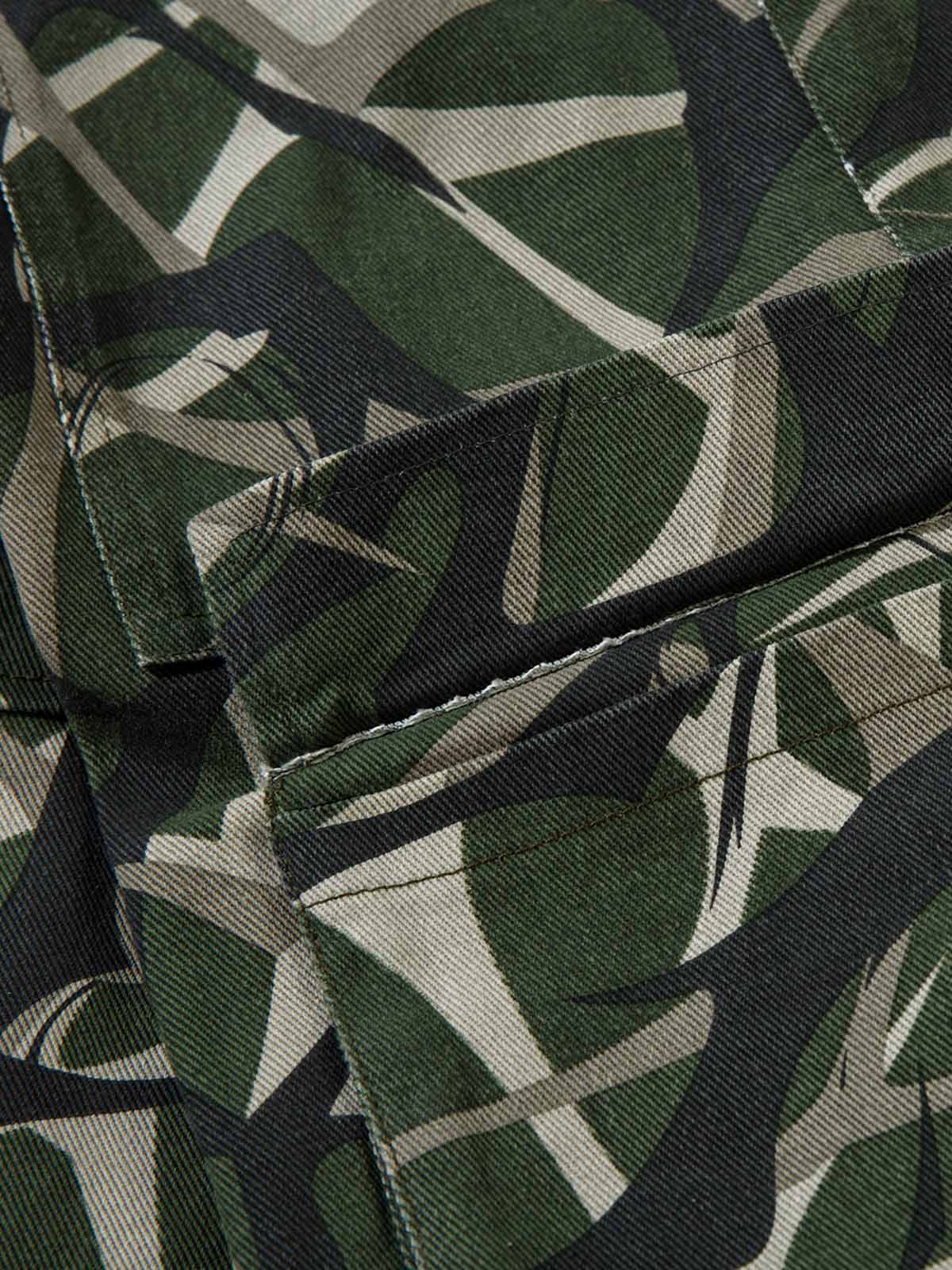 Camouflage Multi-Pocket Cargo Pants