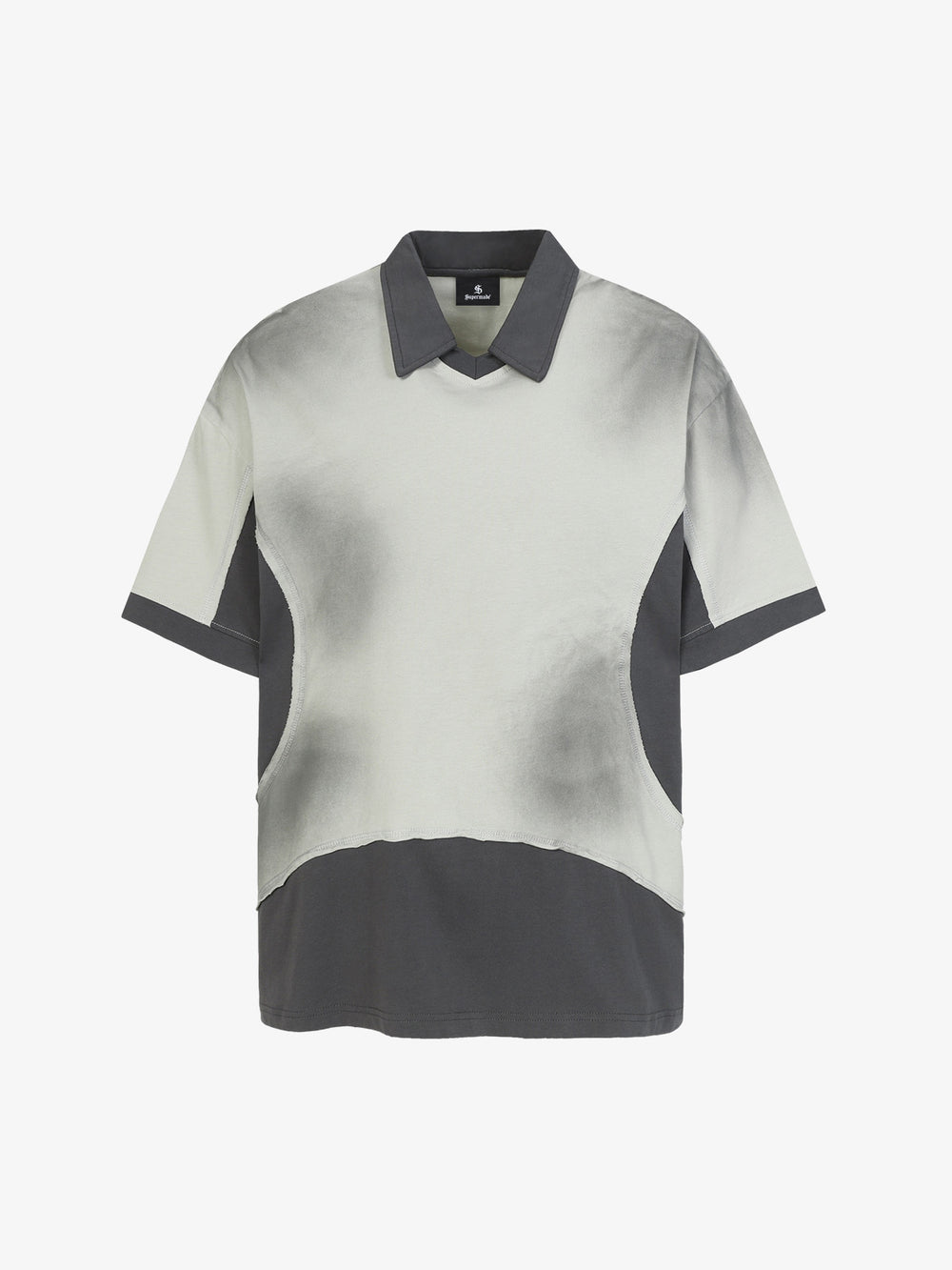 Polo tie-dye déstructuré