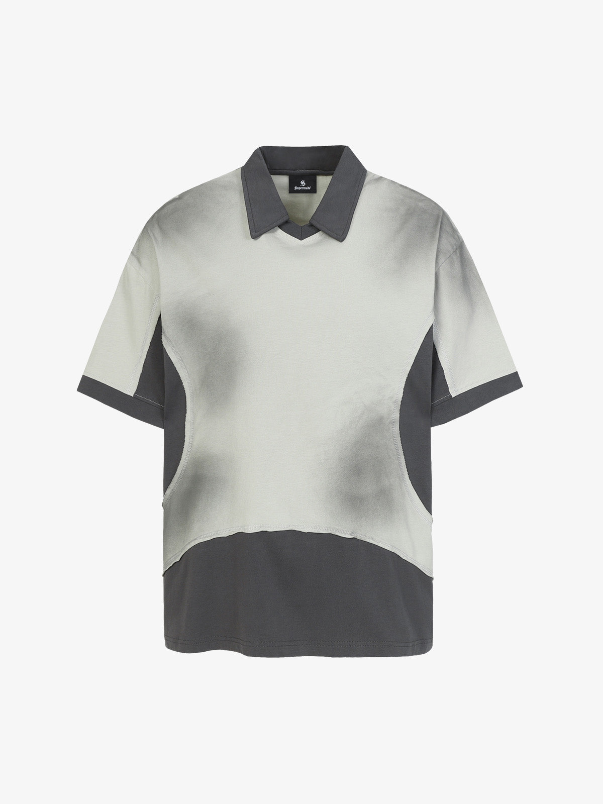 Polo tie-dye déstructuré