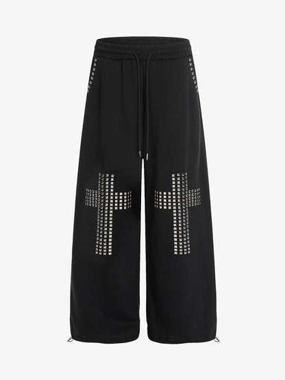 Studded Cross Slim Fit Set