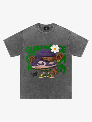 Thesupermade Cartoon Graffiti Sneaker Lovers T-shirt 