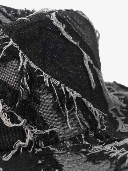 Distressed Patchwork Cowboy Hat 
