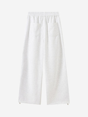 Side Stripe Track Aesthetic Wide Leg Sweatpants