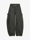 Wide-Leg Cargo Pants with Unique Pocket Design for Casual Style 